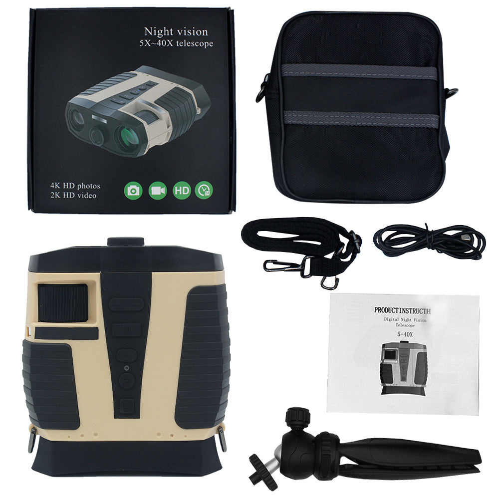 Night Vision Binoculars | HD Digital | Colour Night View | Beige