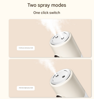 Desktop Dual-Spray Humidifier | White | Air Purifier | Portable for Office & Bedroom