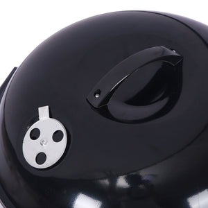 Outdoor BBQ Grill | Folding Apple Shape | Stainless Steel | 41cm Charcoal Grill Net