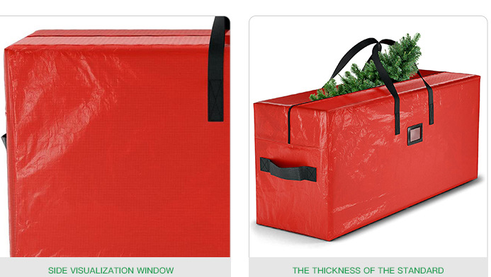 Christmas Tree Storage Bag | 135x34x68cm | Red | Dustproof & Durable