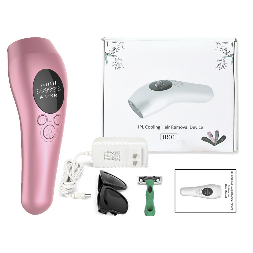 Light Spot Hair Removal Device | Smooth Skin Tech | IPL Beauty Tool | Pink