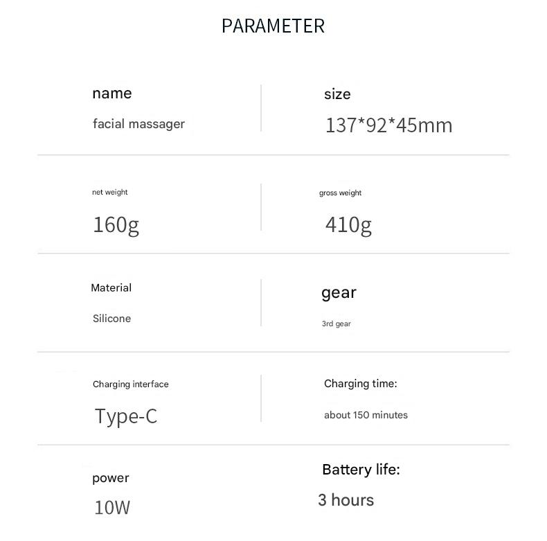 Facial & Head Massager | Light Purple | USB-C Rechargeable | 3 Modes | Heat Therapy