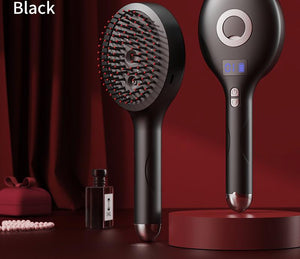 Scalp Care Massage Comb | Black | 4-in-1 SPA | Red Light | Nano Steam | USB-C Rechargeable