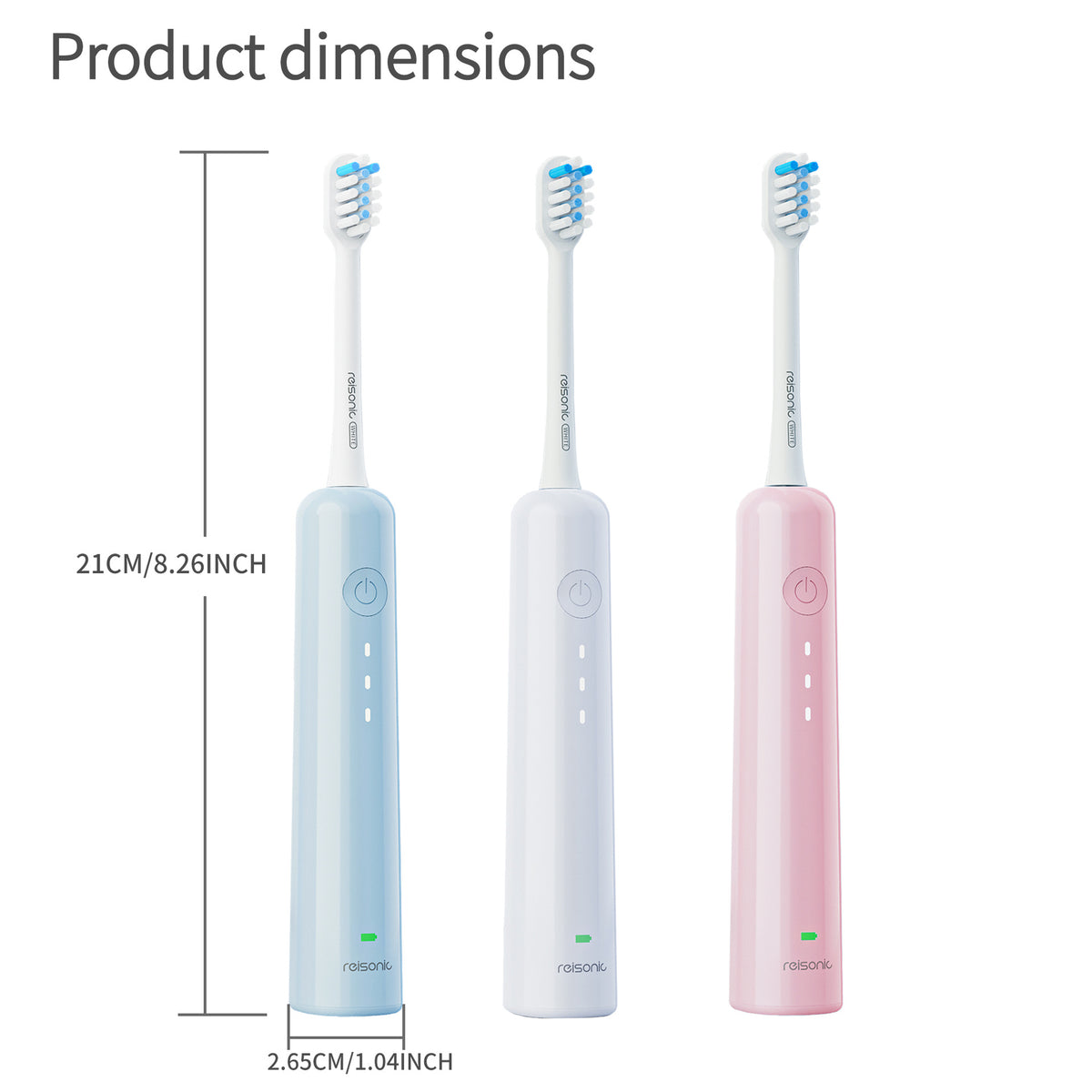 Electric Toothbrush with Ultra-Soft Gum Guard Brush Heads - IPX7 Waterproof, Ergonomic Design(pink)