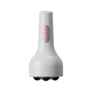 Smokeless Moxibustion & Massage Device | White | Hot Compress | Red Light Therapy | Rechargeable