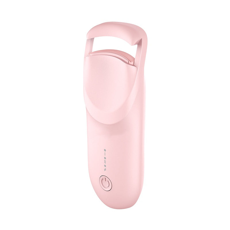 Heated Eyelash Curler | USB-C Rechargeable | Fast Heating | Long-Lasting Curl | Pink