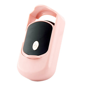 Electric Heated Eyelash Curler | 55°C Constant Temp | LED Display | Rechargeable | Gentle Curl | Pink
