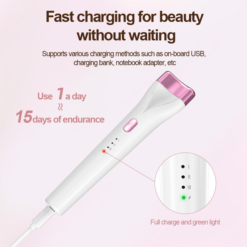 Heated Eyelash Curler | 3 Temp Settings | Rapid 30s Heat-Up | Anti-Scald Design | White