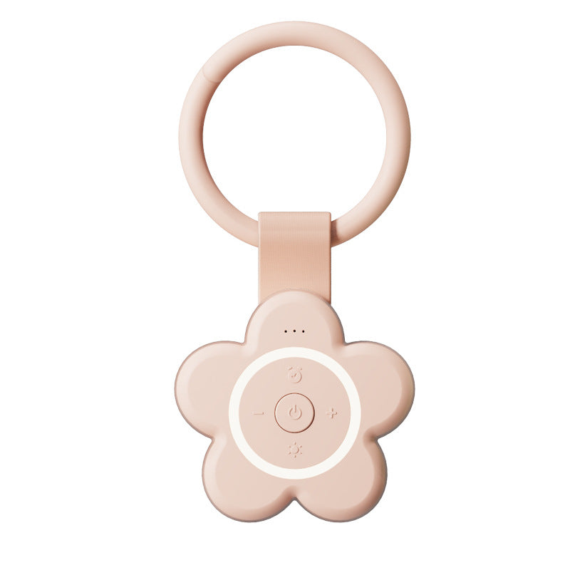 White Noise Sleep Aid & Night Light | Portable | Soothing Sounds | Pink