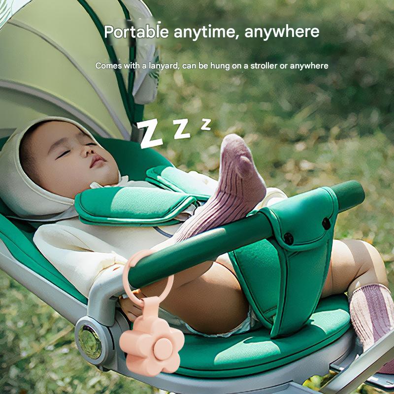 White Noise Sleep Aid & Night Light | Portable | Soothing Sounds | Pink