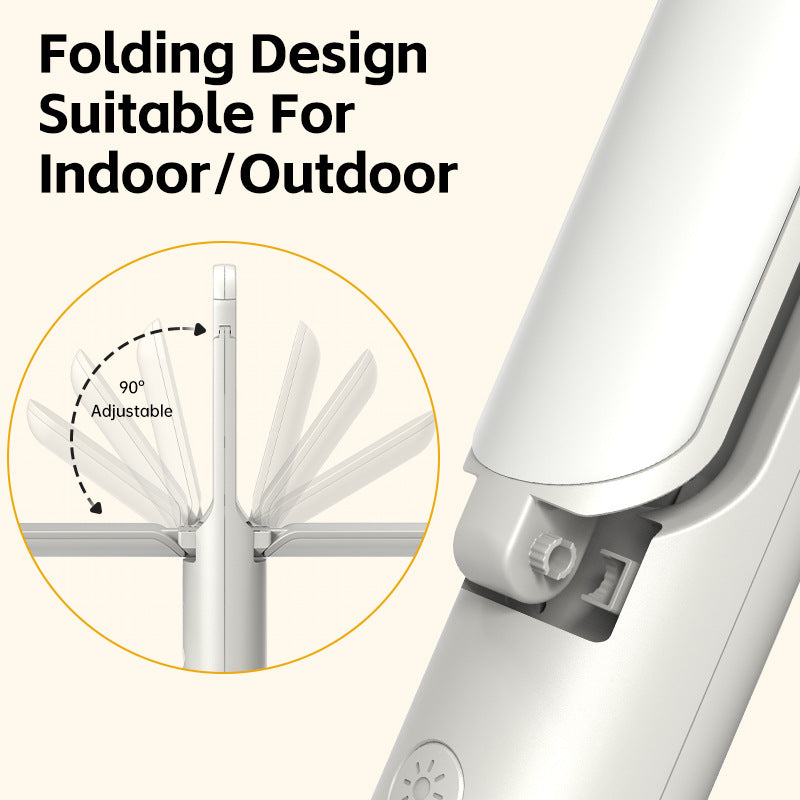 Folding LED Lantern & Flashlight | Multi-Function | USB Rechargeable | 3 Modes + SOS | Light Green