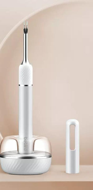 Smart Ear Cleaner | HD Camera & Tweezers | Visual Scope | Safe for Adults & Kids | White