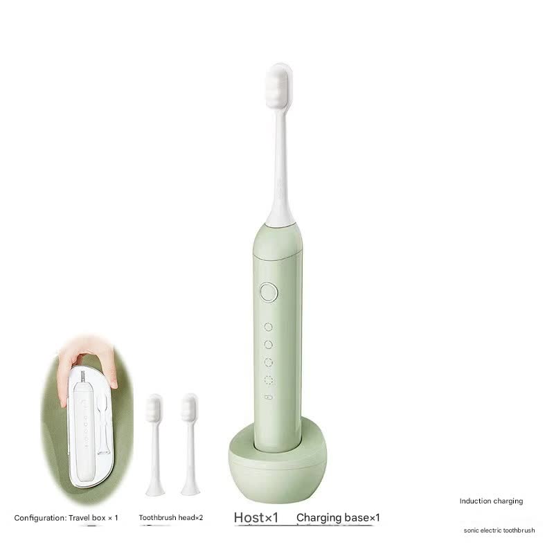 Sonic Electric Toothbrush | 31000 VPM | 4 Modes | Soft Bristles | Green