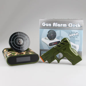 Gun Alarm Clock | Target Shooting | Recordable + Game Modes | Infrared Gun | Camouflage