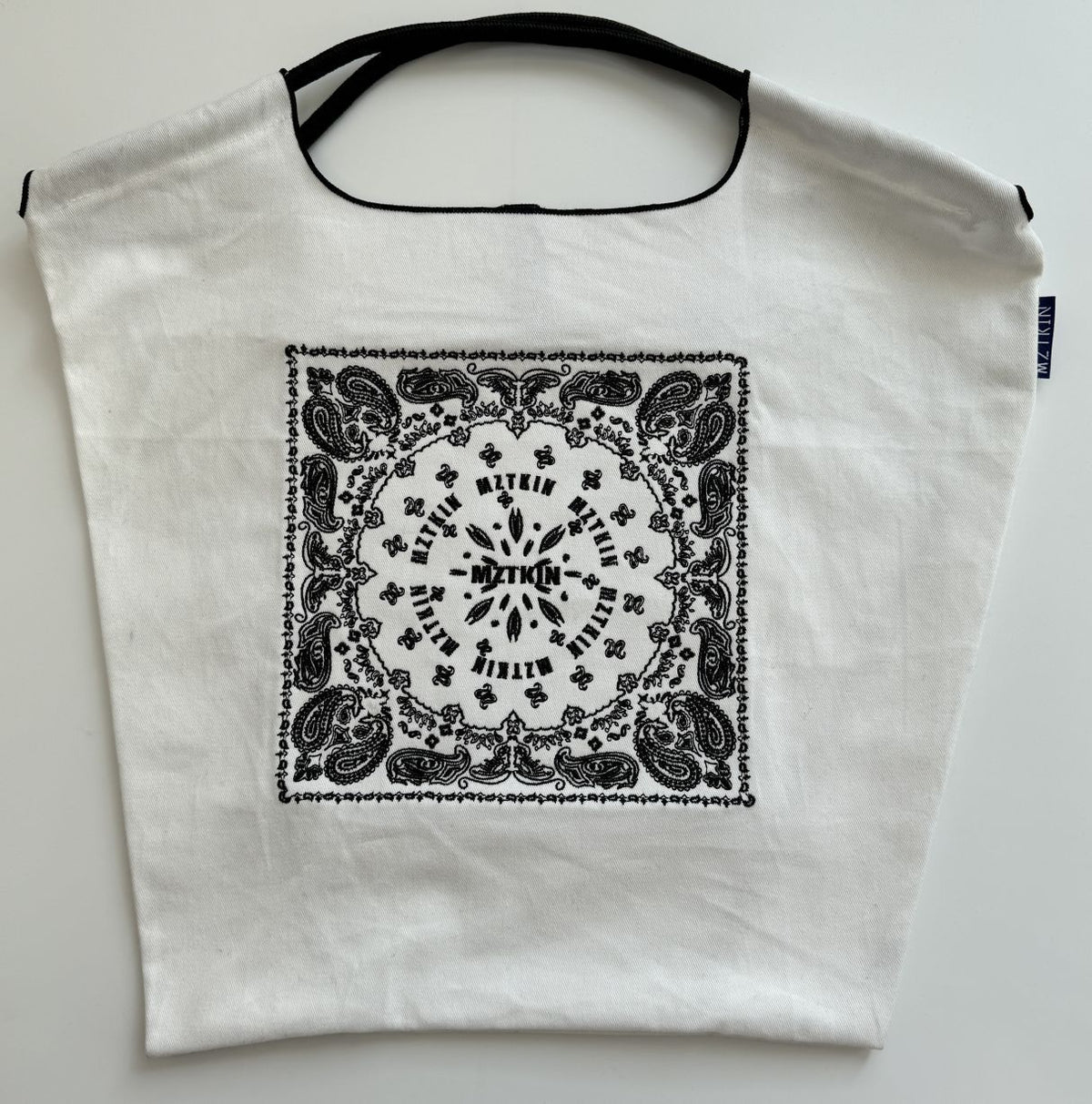 Canvas Tote Bag | Printed | Water-Resistant | Large Capacity | White Datura Flower