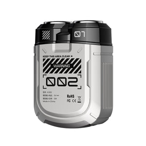 K002 Mini Electric Shaver | 3D Floating Head | IPX7 Waterproof | Type-C Charging | Grey