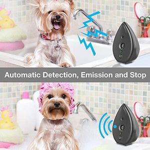 Ultrasonic Dog Bark Deterrent | 50ft Range | Safe Frequency | Indoor Use | Grey