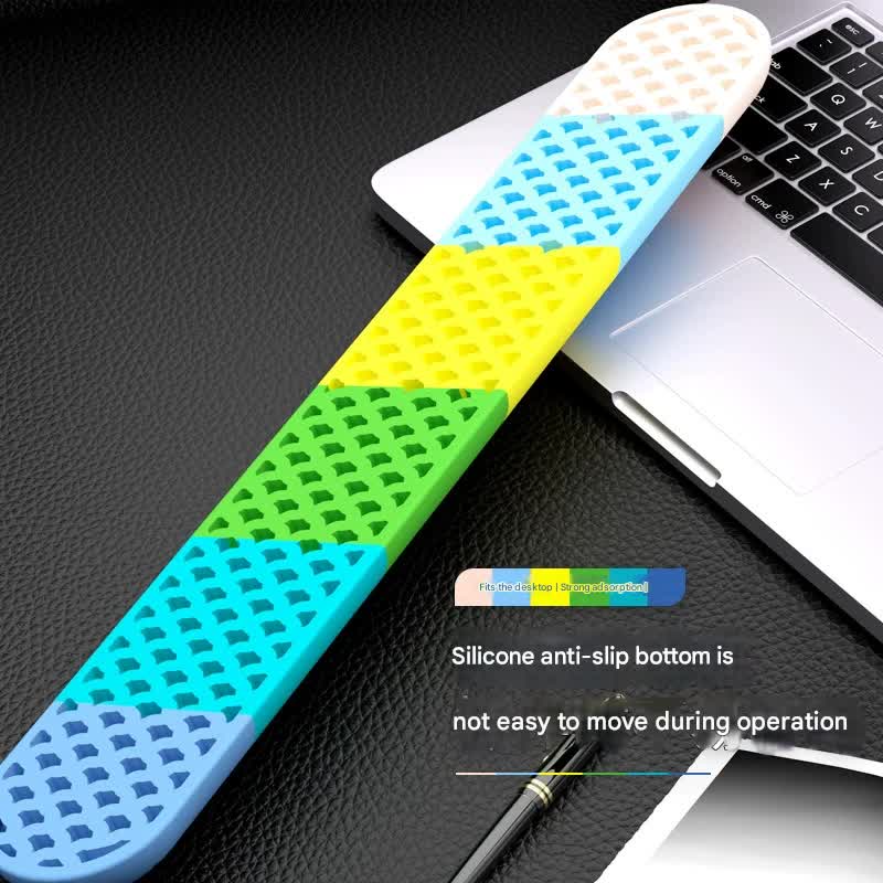 Keyboard & Mouse Wrist Rest Set | Ergonomic | Soft Silicone | Non-Slip Base | Yellow