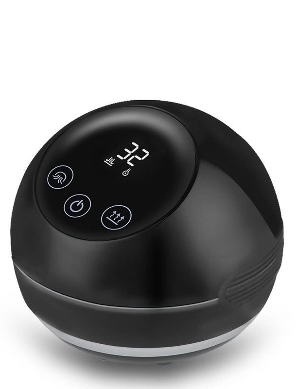 Cupping & Gua Sha Massager | Smart Electric | Red Light & Magnetic Therapy | 5 Levels | Rechargeable | Black