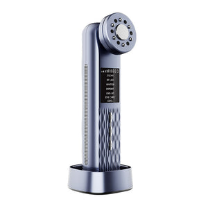 Facial Beauty Device | Blue | Ultrasonic | EMS | RF LED | Cool Therapy | Eye Care