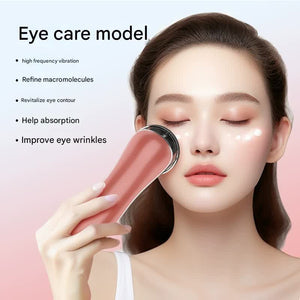 4-in-1 Facial Beauty Device | Gold | LED Light Therapy | Warm Lifting | Ion Cleansing | Eye Care
