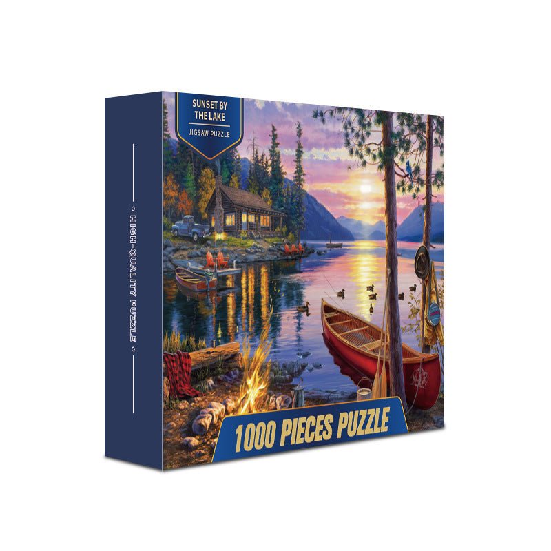 Lake - Side Sunset Puzzle