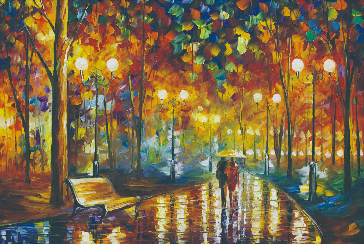 Walking Puzzle in the Rain | Scenic Nature Puzzle | Stress-Relief & Focus