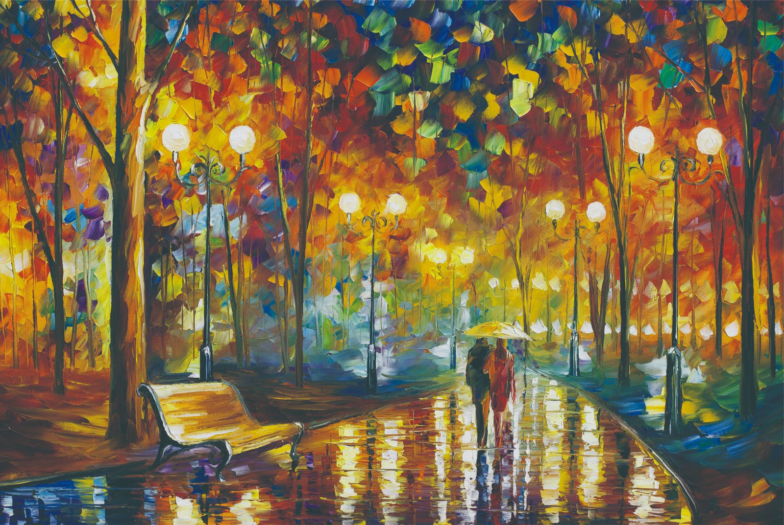Walking Puzzle in the Rain | Scenic Nature Puzzle | Stress-Relief & Focus