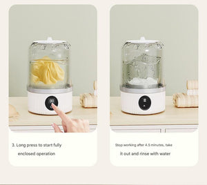 Mini Washing Machine | Blue | USB Powered | Travel-Sized | Automatic Cleaning