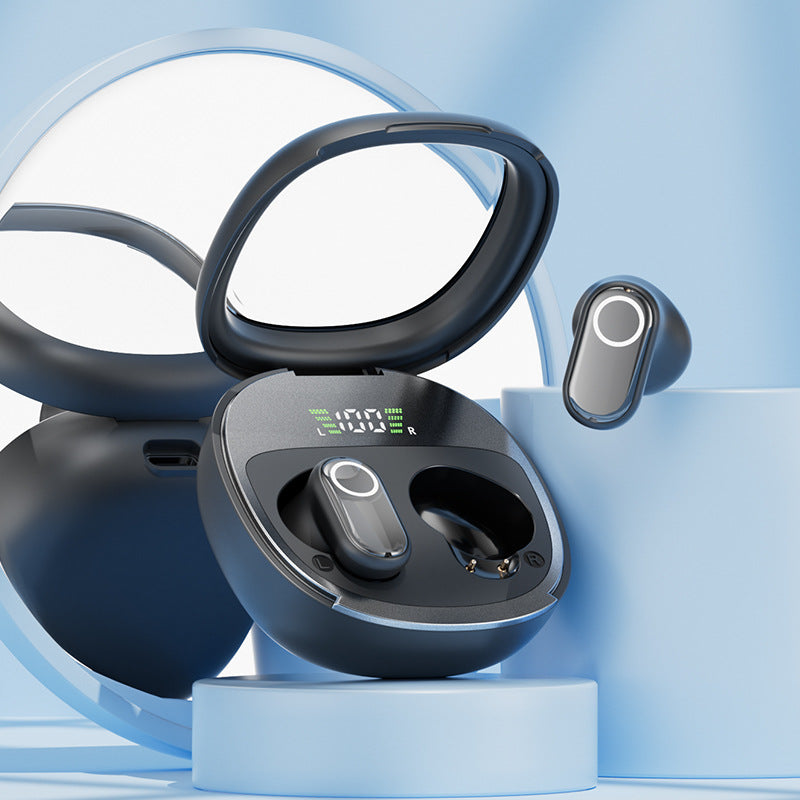 Feather-Light TWS Earbuds | Black | Bluetooth 5.4 | LED Case | 60H+ Playtime | Hi-Fi Sound | Touch Control