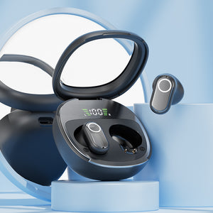 Feather-Light TWS Earbuds | Black | Bluetooth 5.4 | LED Case | 60H+ Playtime | Hi-Fi Sound | Touch Control