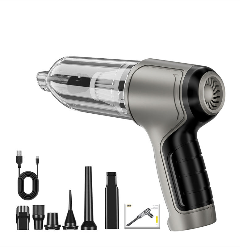 Cordless Handheld Vacuum Cleaner 3-in-1 | 12000Pa Suction & Air Duster Blower | Black & Grey
