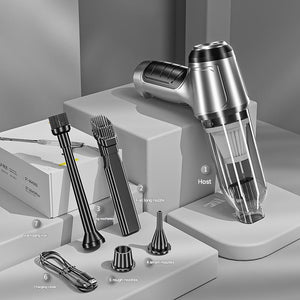 Cordless Handheld Vacuum Cleaner 3-in-1 | 12000Pa Suction & Air Duster Blower | Black & Green