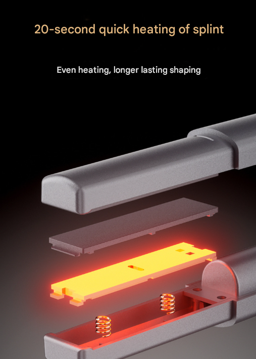 Cordless Hair Straightener | Compact 2-in-1 Flat Iron | USB-C Rechargeable | Purple