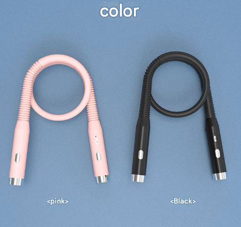 Hands-Free LED Neck Reading Light | USB Rechargeable | 3 Colour & Brightness Modes | Flexible Gooseneck | Black
