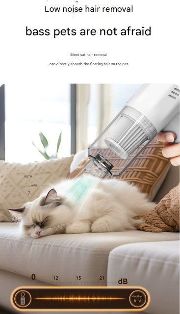 Cordless Handheld Vacuum & Air Blower 2-in-1 | Portable Lightweight Cleaner for Car, Home & Pet Hair | White