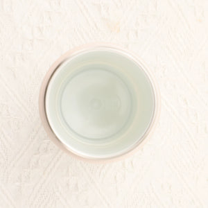 Ceramic-Lined Insulated Tumbler 30oz | Beige - Baby 3 Design | Handle | Stainless Steel Travel Mug