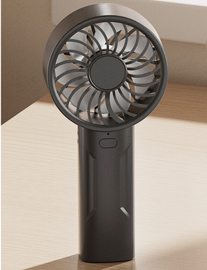 Mini USB Fan | Black | Portable | Rechargeable | Quiet Cooling for Desk or Travel