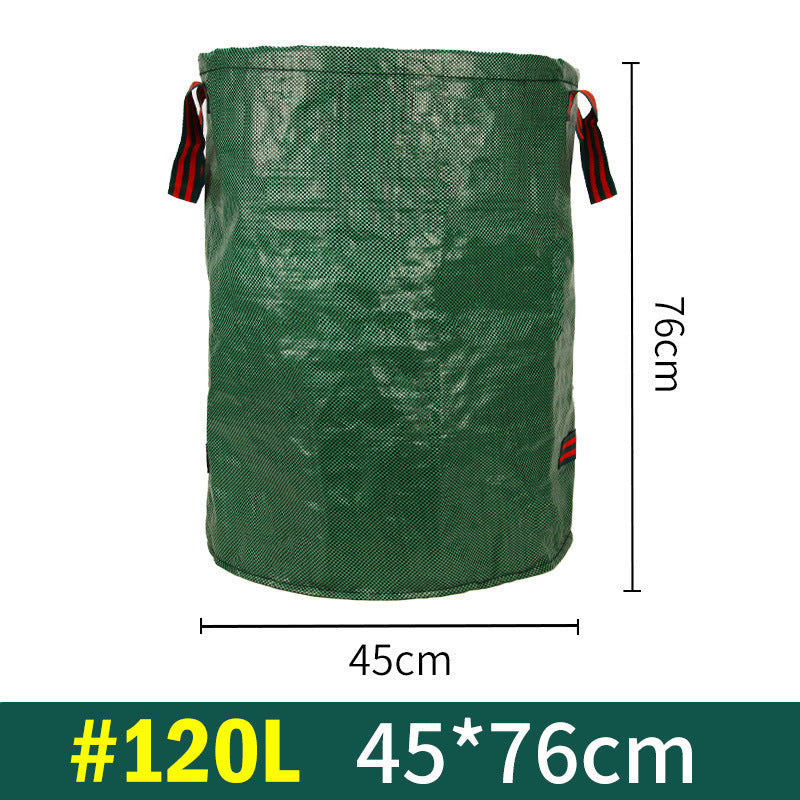Foldable Garden Leaf Bags | 2PCS | 120L | 45x76cm | Heavy-Duty Dustpan Design