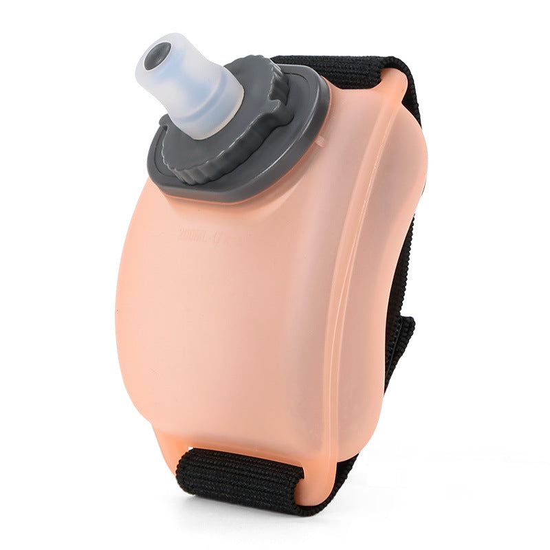 Wearable Hydration Flask 2PC | Ergonomic Hands-Free Wrist Water Bottle for Running & Sports | Orange