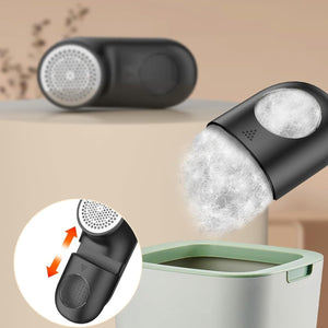 Electric Lint Remover | Digital Display | 3-Speed USB Rechargeable Fabric Shaver | Black