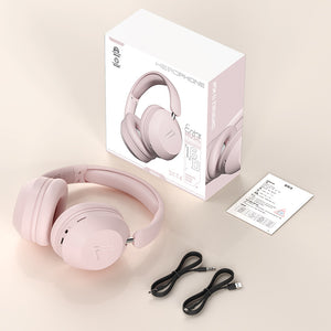 Wireless Music Headset | SY-T4 | Over-Ear | Long Battery Life | Universal Compatibility | Pink