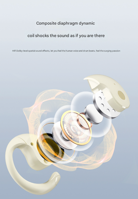 Bone Conduction Earphones | WG-05 | AI Translation | Non-In-Ear Sports Design | Purple