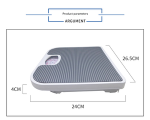 Mechanical Bathroom Scale | Classic Analog | Battery-Free | Non-Slip Platform | Light Grey