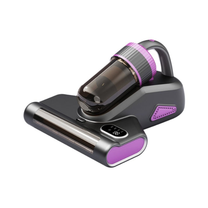 Advanced Cordless UV-C Dust Mite Vacuum | Hot Air, Pulsating Pads & LED Display | Purple