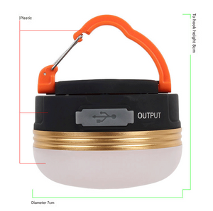 LED Camping Lantern | Compact Rechargeable | 300 Lumen, 3 Modes, Magnetic Base & Power Bank