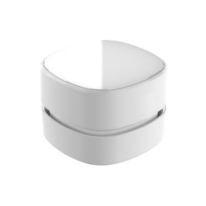Mini Desktop Vacuum | Rechargeable Cordless | Desk, Keyboard, Crumb & Dust Cleaner | White