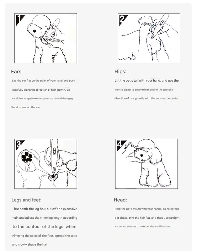 Precision Pet Paw Trimmer | Waterproof & Rechargeable Grooming Clipper | Dog & Cat Paws, Eyes & Ears | Yellow