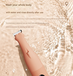 Precision Pet Paw Trimmer | Waterproof & Rechargeable Grooming Clipper | Dog & Cat Paws, Eyes & Ears | Yellow