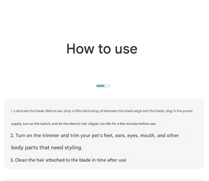 Precision Pet Paw Trimmer | Waterproof & Rechargeable Grooming Clipper | Dog & Cat Paws, Eyes & Ears | Pink